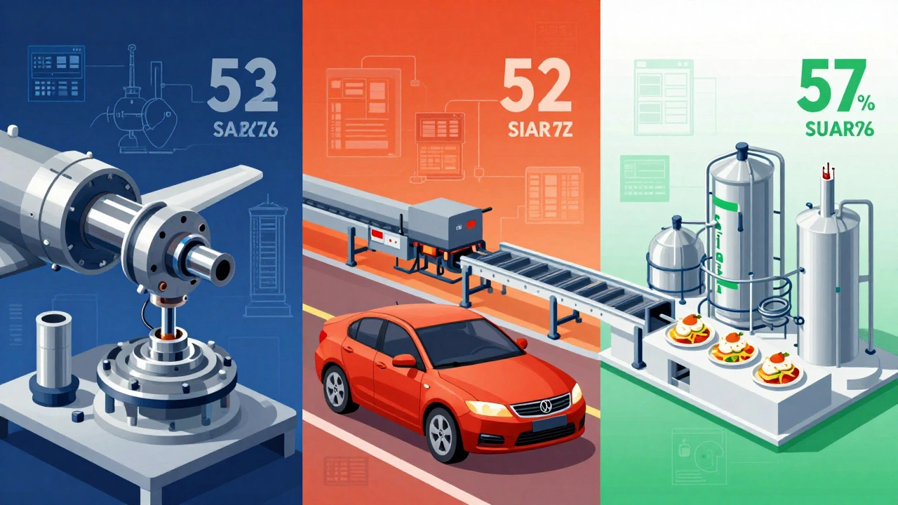 Сравнение отраслей промышленности и зарплат