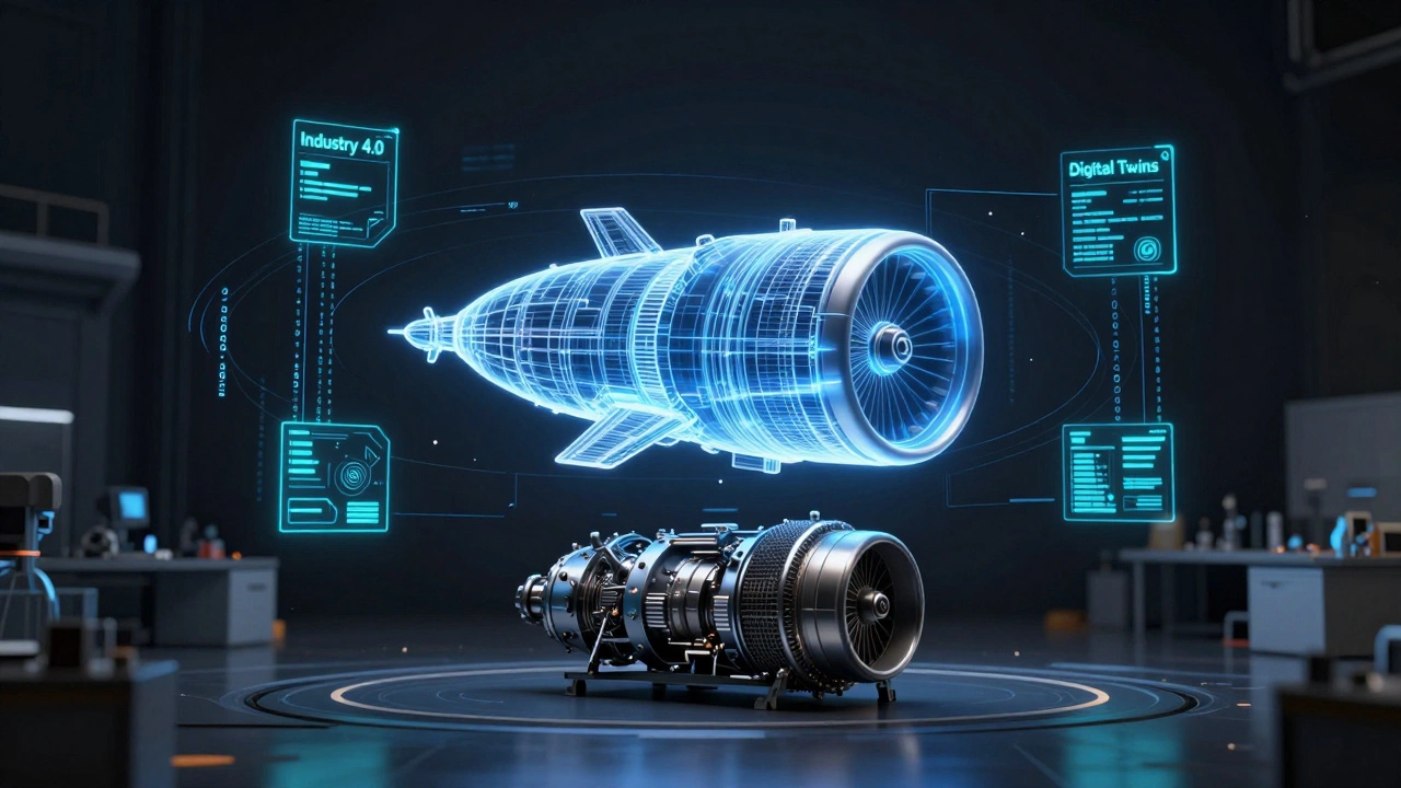 Голографический цифровой двойник авиационного двигателя в лаборатории