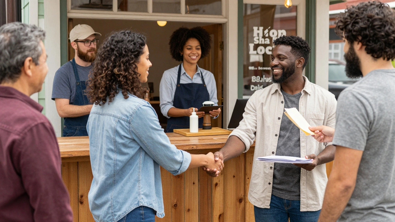 Взаимодействие владельцев малого бизнеса и клиентов в местном сообществе