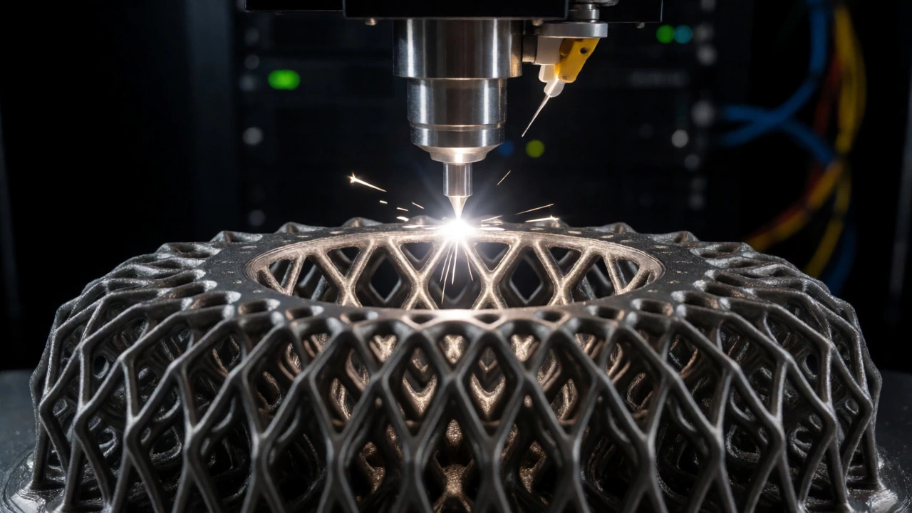 Металлическая 3D печать сложной детали на принтере